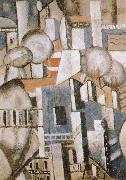 Fernard Leger The housetop of Paris oil painting